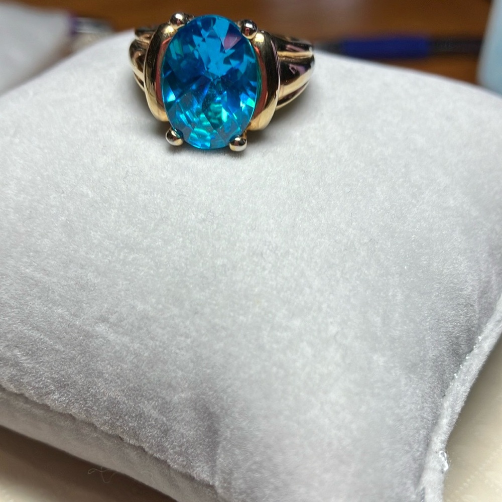 Beautiful Paraiba Tourmaline Ring Original Technibond